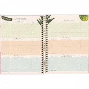 Planner Espiral M7 17,7 X 24 CM Naturalis 2025 | Tilibra
