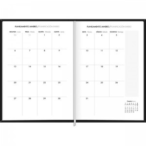 Planner Executivo Costurado M3 10,3  X 14,6 CM Napoli 2025 | Tilibra
