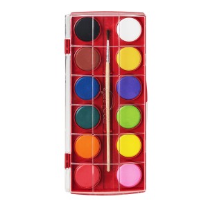 Aquarela Escolar Art Story 12 Cores + Pincel | Molin