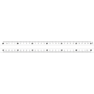 Régua 30 Cm Inquebrável Transparente | Maped