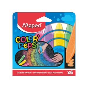 Giz De Chao Colorpeps 6 Cores | Maped