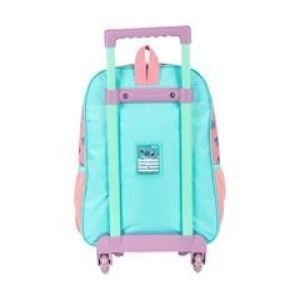 Mochila Roda Infantil Stitch Verde | Luxcel