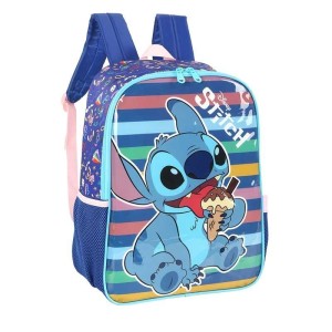 Mochila de Costas Infantil Stitch Azul | Luxcel