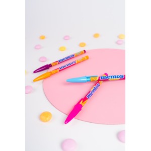 Kit Caneta Esferográfica 1.0mm Jet Lux Mentos  4 Cores | Compactor