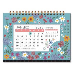 Calendário de Mesa Campestre | Fina Ideia