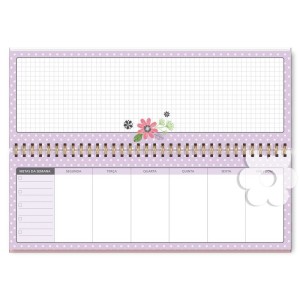 Planner Organizador Semanal Primavera | Fina Ideia