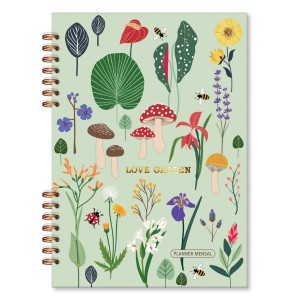 Planner Compacto Mensal Love Garden | Fina Ideia