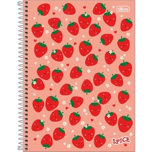 Caderno Universitário 10 Matérias Spice Feminino 160 Folhas | Tilibra