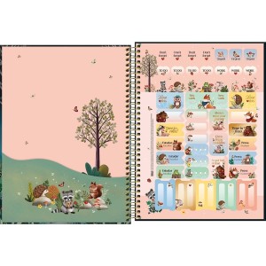 Caderno Universitário 10 Matérias Loveland 160 Folhas | Tilibra