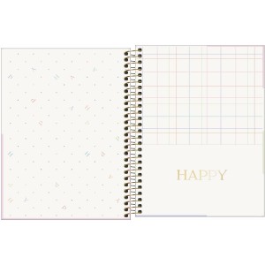 Caderno Colegial 1 Matéria Happy 80 Folhas | Tilibra