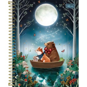 Caderno Colegial 1 Matéria Loveland 80 Folhas | Tilibra