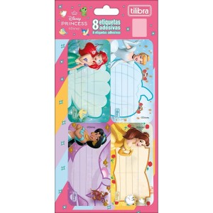 Etiqueta Escolar Adesiva Princesas | Tilibra