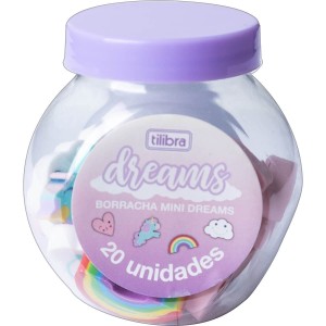 Borracha Mini Dreams com 20 Unidades | Tilibra