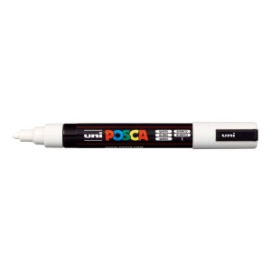 Caneta Posca PC-5M Branca | UniPosca