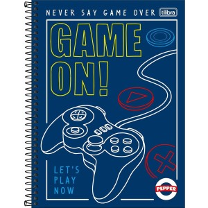 Caderno Universitário 1 Matéria Pepper 80 Folhas | Tilibra