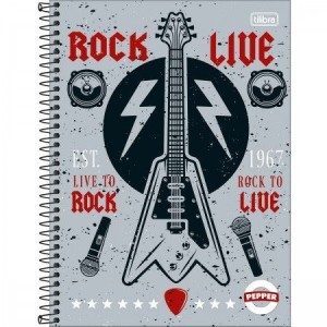 Caderno Universitário 20 Matérias Pepper 320 Folhas | Tilibra