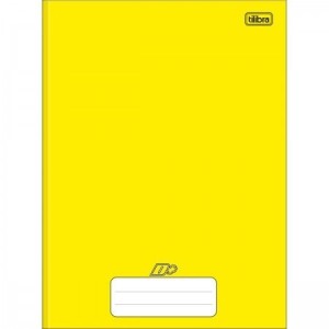 Caderno Universitário D+ Amarelo 48 Folhas | Tilibra