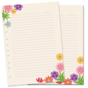 Refil caderno Flores para Você | Fina Ideia