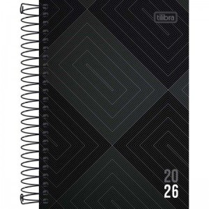 Agenda Espiral Diária M5 Zip 2026 | Tilibra