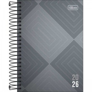 Agenda Espiral Diária M5 Zip 2026 | Tilibra