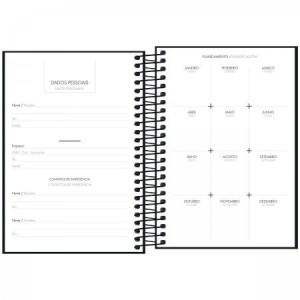 Agenda Executiva Espiral Diária M5 Napoli Permanente | Tilibra