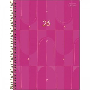 Agenda Executiva Espiral Diária M9 Spot Feminina 2026 | Tilibra