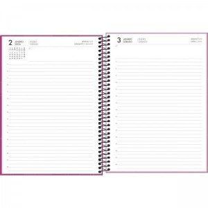 Agenda Executiva Espiral Diária M9 Spot Feminina 2026 | Tilibra