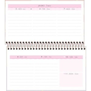 Agenda Espiral Semanal M2 Soho 2026 | Tilibra