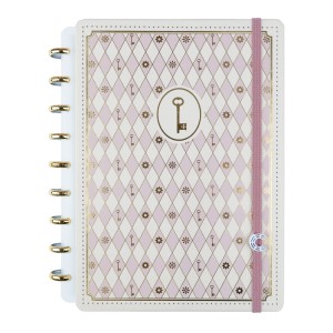 Caderno Inteligente Médio Isa Akkari Rose Key | Caderno Inteligente