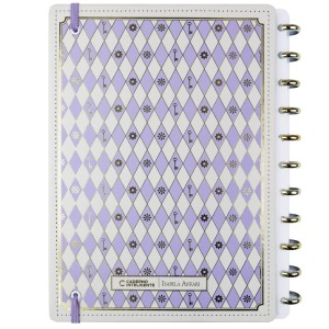 Caderno Inteligente Grande Isa Akkari Purple Key | Caderno Inteligente