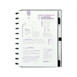 Caderno Inteligente Grande Grey | Caderno Inteligente