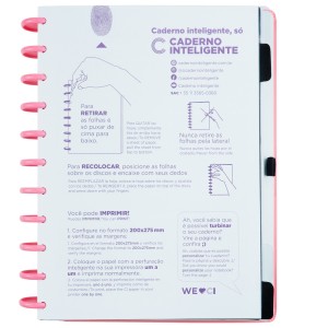 Caderno Inteligente G+ All Pink | Caderno Iinteligente