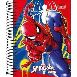 Agenda Espiral Diária M4 Spider-Man 2026 | Tilibra
