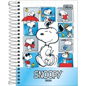 Agenda Espiral Diária M5 Snoopy 2026 | Tilibra