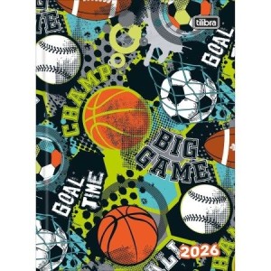 Agenda Costurada M4 Spice Masculina 2026 | Tilibra 