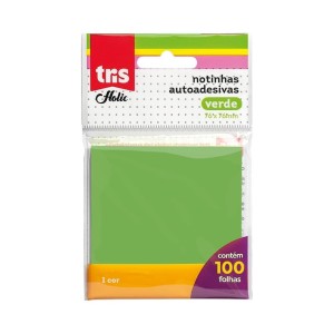Notas Autoadesivas Holic Pop 76m X 76mm Verde C/100 Folhas | Tris