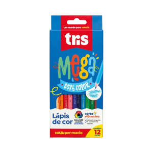 Lápis de Cor Mega Soft Color | Tris