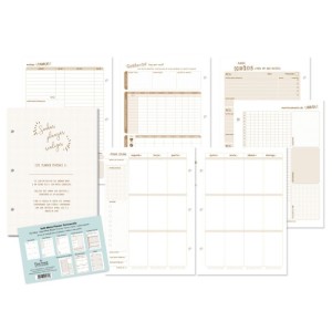 Refil Planner Permanente Caderno Argolado 103 folhas 90g | Fina Ideia