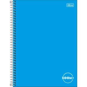 Caderno Universitário 1 Matéria Zoom+ Azul 96 Folhas | Tilibra