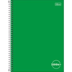 Caderno Universitário 1 Matéria Zoom+ Verde 96 Folhas | Tilibra
