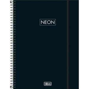 Caderno Universitário 1 Matéria Neon Fit Masculino 80 Folhas | Tilibra