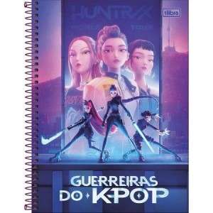 Caderno Universitário 1 Matéria Guerreiras do K-Pop 80 Folhas | Tilibra