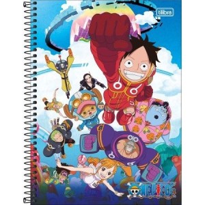 Caderno Universitário 1 Matéria One Piece 80 Folhas | Tilibra