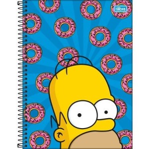 Caderno Universitário 1 Matéria Simpsons 80 Folhas | Tilibra