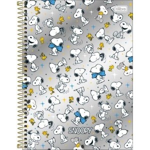 Caderno Universitário 1 Matéria Snoopy Core 80 Folhas | Tilibra
