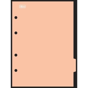 Divisórias Pastel para Caderno Argolado Colegial | Tilibra