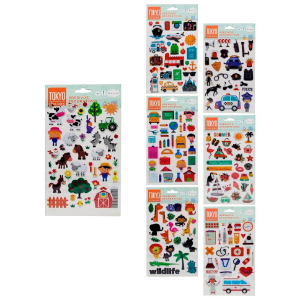 Adesivo com Glitter 25X14CM