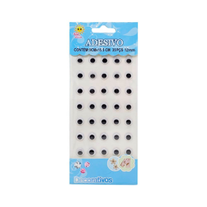 Adesivo Olho Móvel 12MM