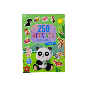 Livro 250 Adesivos Animais