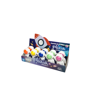 Massa De Modelar Galáxia Astronauta 5 Cores | Leo e Leo